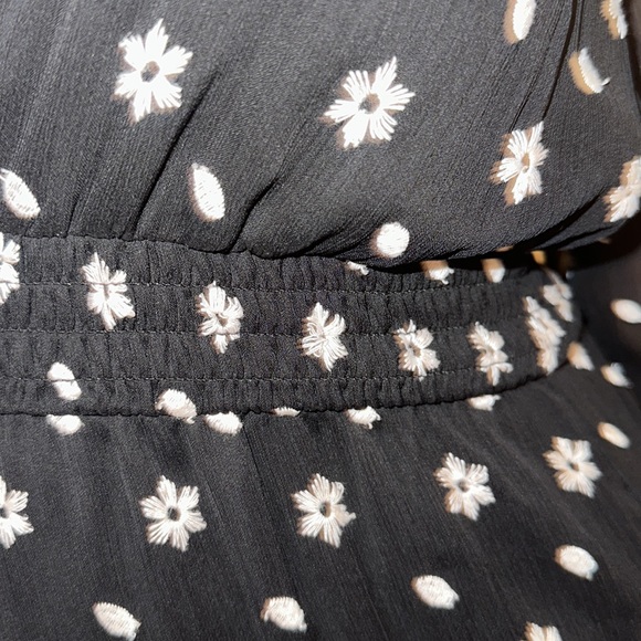 CeCe black and white print lined dress size S - Picture 2 of 7